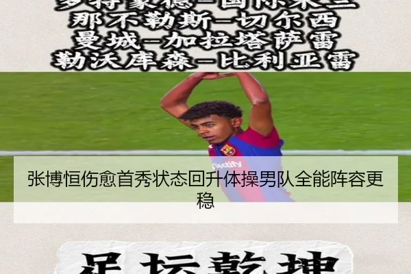 张博恒伤愈首秀状态回升体操男队全能阵容更稳